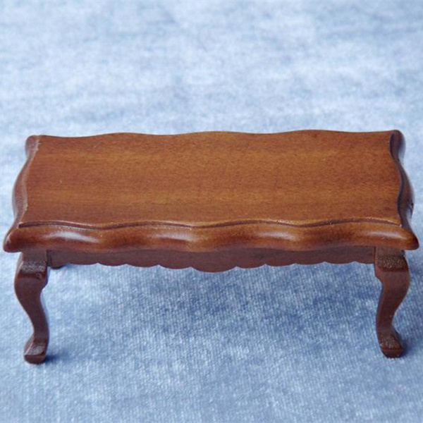 1:12 Dockskåpsmöbler Miniatyr Te Bord Soffbord Ornament Stil 3