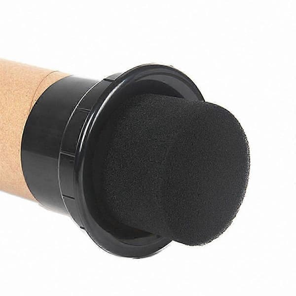 2-pak højttalerportpropper, 53x50 mm basrefleksrørindsatser til woofer-udluftningsfasekontrol Black