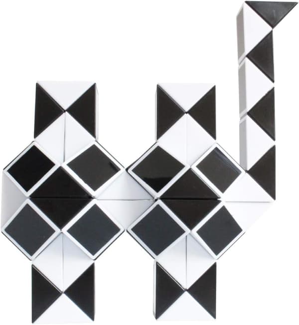 [RM]Magic Snake Cube Twist Puzzle 72 Wedges Sensory Fidget Stocking S