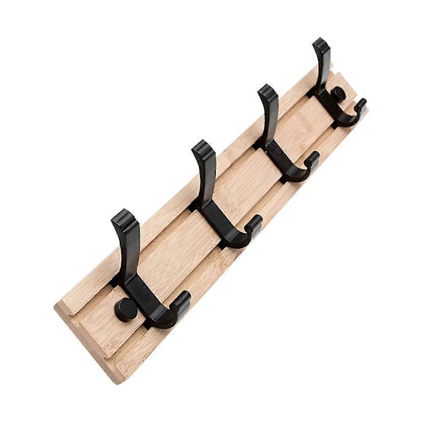 [RM]Khaki Hängande Klädkrokar Bambu Trä Krok 1Set