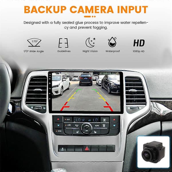 Til KIA Optima K5 2011 2012 2013 Bakkamera Parkeringshjælp Backupkamera 95760- Black