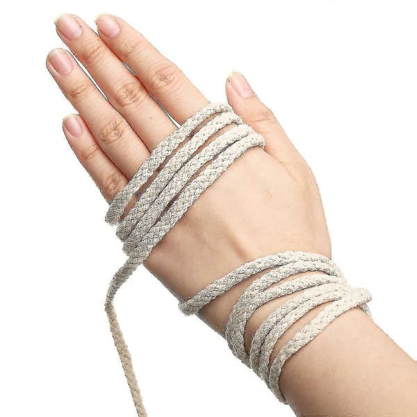 [RM]5mm 100m Makrame Tau Beige S Håndverk
