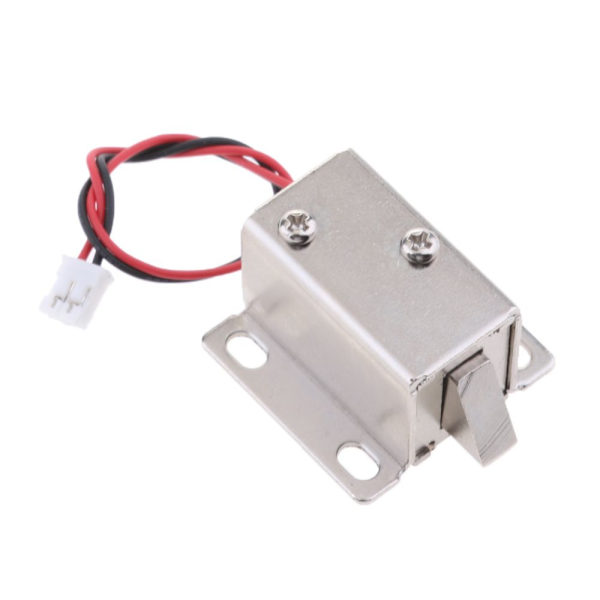 Mini 12V elektriskt dörrlås elektriskt uppåtgående lås