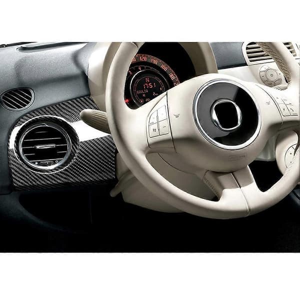 Real Carbon Fiber Car Main Driver Side Panel Sticker Interior Trim Cover for Accessories LHD Carbon Fiber Pattern