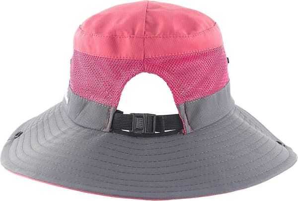 Dame Solhat med Hestehalehul UV Beskyttelse Foldbar Mesh Bred Skygge Strand Fiskehat