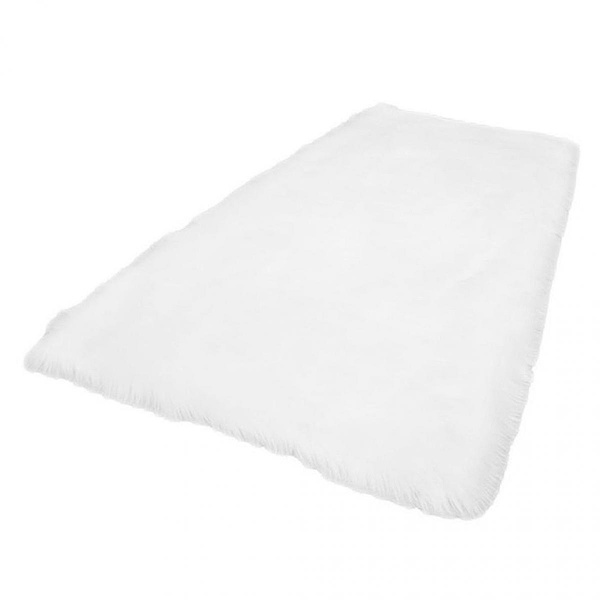 Lyxiga Fuskpäls Mattor Sovrum Sängmatta Matta Soffbänk Halkfri Grå 60x150cm