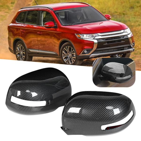 [RM] Karbonfiber speildeksel til Mitsubishi Outlander 2013 2016
