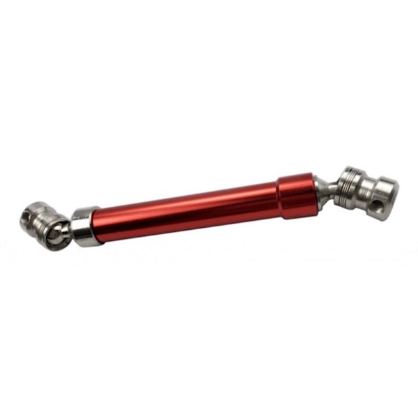 112-152mm, Universell drivaxel i stål för D90 SCX10 RC Crawlers, Röd