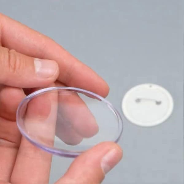 Simple Button Machine for Badges, DIY Pin Button Press Machine 48pcs Button Parts