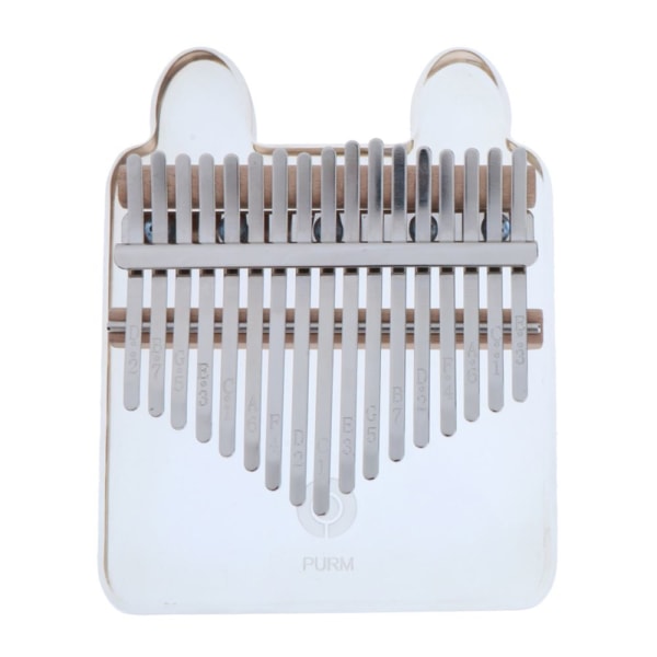 Bärbar 17 tangenter Crystal Kalimba Mbira tumpiano för kaninmusikälskare