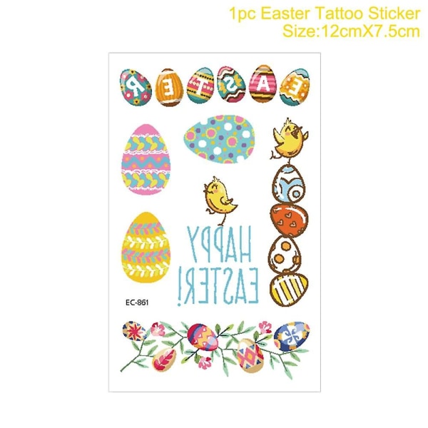 Påskhare Träprydnader Glad Påsk Dekoration För Hemmet Kanin Påskägg Festdekoration Hängen Påskhare Dekor Gåva Easter sticker1