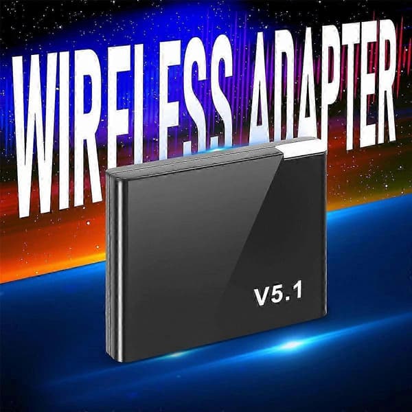 30-pin Bluetooth 5.1 trådløs lydmottakeradapter for og iPod med 30-pinners jack-tilkobling black
