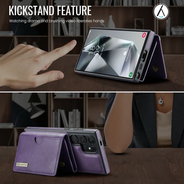 [RM]DG.Ming Wallet Case for Samsung Galaxy S26 Ultra RFID Blocking - Purple
