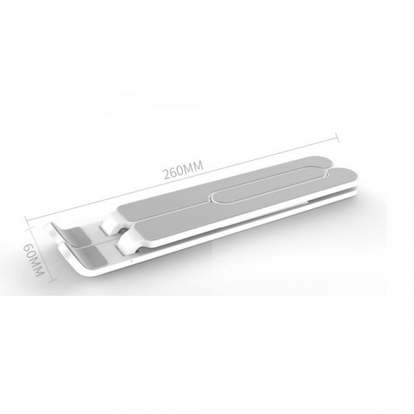 P1 Pro Vikbart Portabelt Justerbart Laptopbord Stativ Bricka Vit