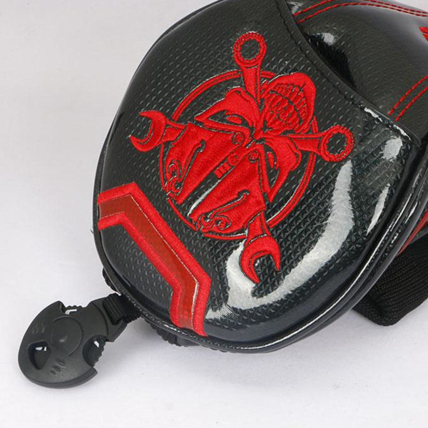 Golf Driver Huvudskydd Slitstarkt PU Läder UT Klubbhuvudskydd Svart #3