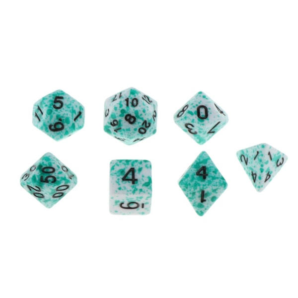 7 / Set med polyedriska plasttärningar för Du0026D Dungeons and Dragons spel leksak stil 4