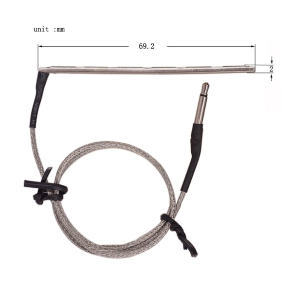 Piezo Pickup för Akustisk Gitarr