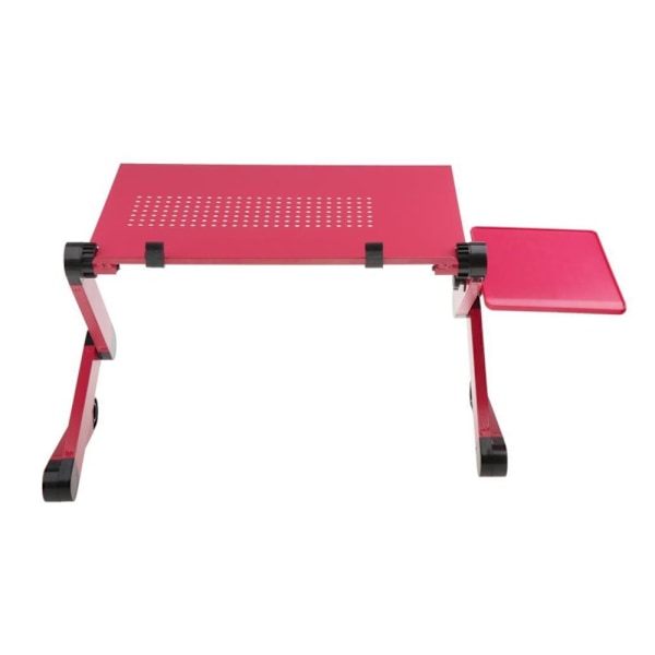 Laptop Soffbord Sängbricka Hållare Lazy Table Skrivbordsställ Röd Med Kylhål