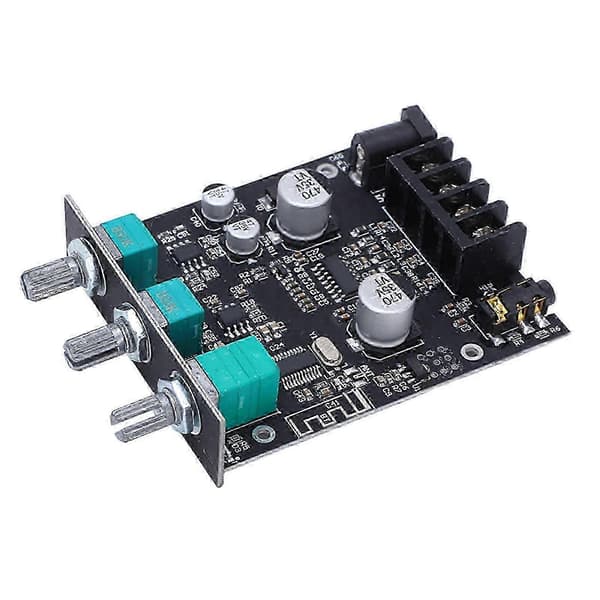 Bluetooth 5.0 effektforstærkerkort 2.0 Stereo 50W+50W Digital HIFI Høj Lav Frekvensjustering