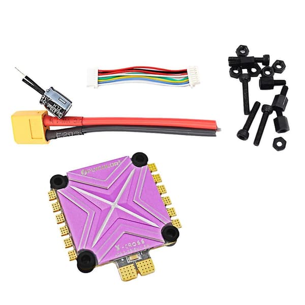 [RM]4in1 ESC X-Cross BL-32 40A elektronisk hastighetskontroller BEC for RC Racing FPV Red as described