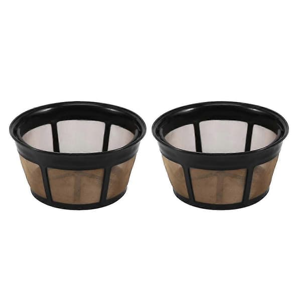Gjenbrukbar Kaffe Filter, Kurv Kaffe Filter 8-12 Kopper Erstatning Kaffe Filter Med Rustfritt Stål