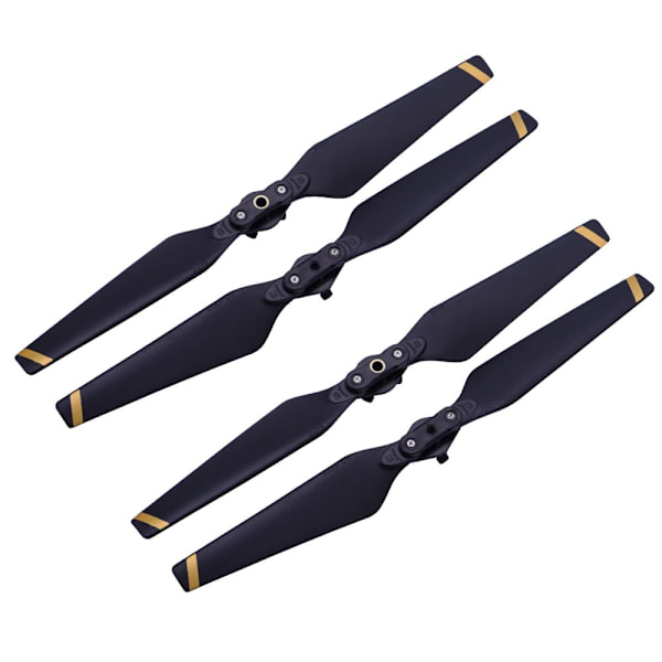 2x Snabbfäste Vikbar Propellerblad för DJI Mavic Pro Drönare Guld