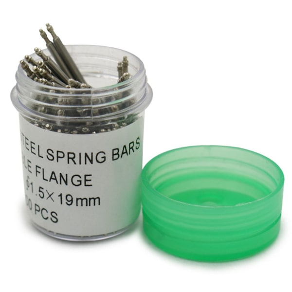 100st Urmakare Klockarmband Länkstift Reparationssats 23mm