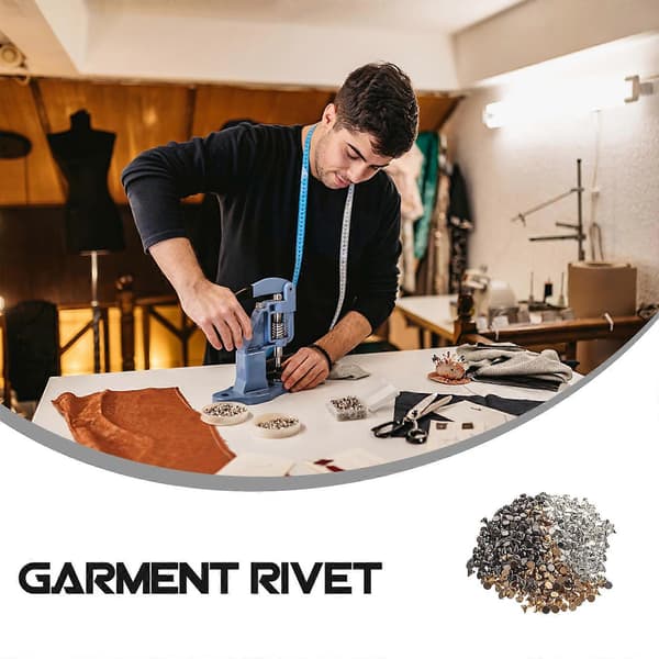 [RM]Plastelektrodnit för dekor 6 påsar med kläder Punk Spike Handcraft Studs
