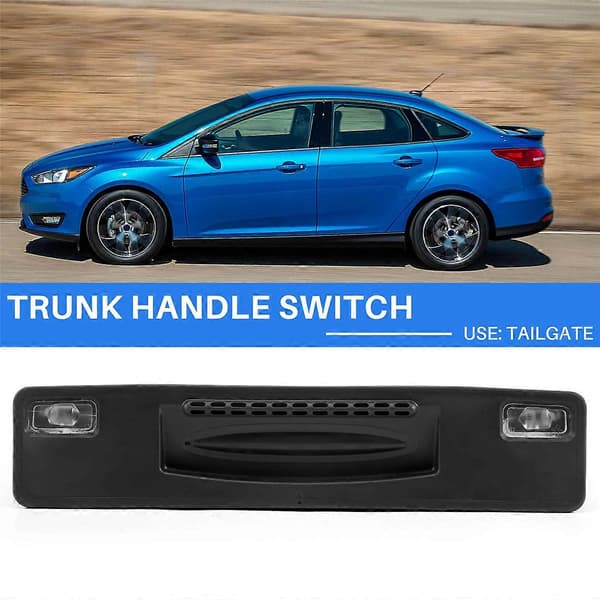 Tailgate Handle Trunk Handle Switch F1EB-19B514-AE for Ford New Focus 2015-2018 black