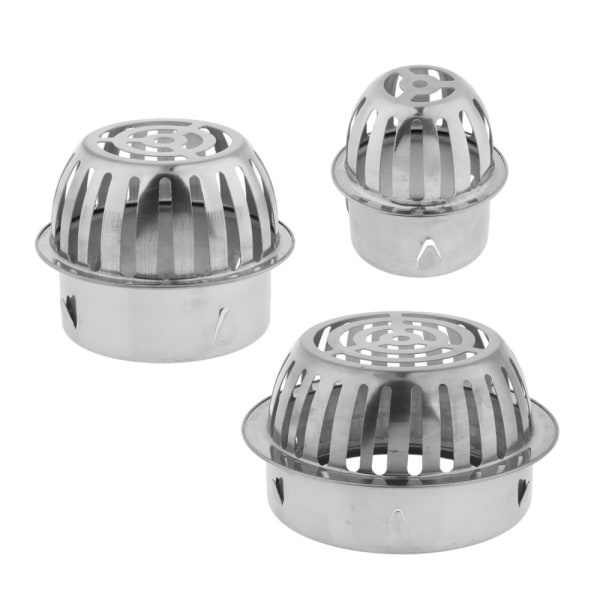 65mm Rostfritt Stål Golvbrunn Plug-in Balkong Tak Golvbrunn Utomhus