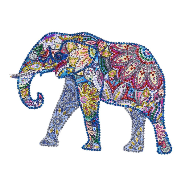 Specialformad djurbild Diamond painting DIY Home Decor Elephant 2