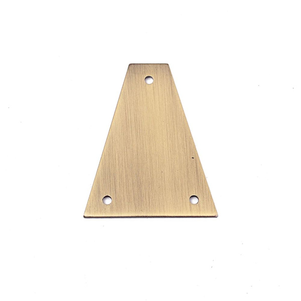 Blank Truss Rod-skydd i aluminiumlegering ACCS för Import Jackson Gitarr - Brons