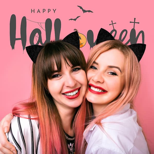 Katøre Hårbånd til Piger, Halloween Cosplay Kattekostume Håraccessories til Voksne og Børn