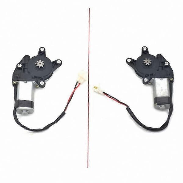 12V Elektrisk Bil Elruder Motor Løfter Regulator Black  Silver