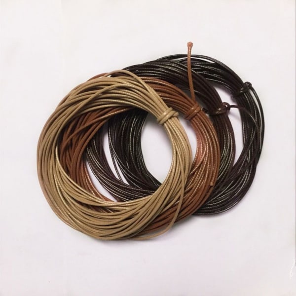 String Findings Vaxad Nylonsnöre Smyckestillbehör 2mm 10m Svart