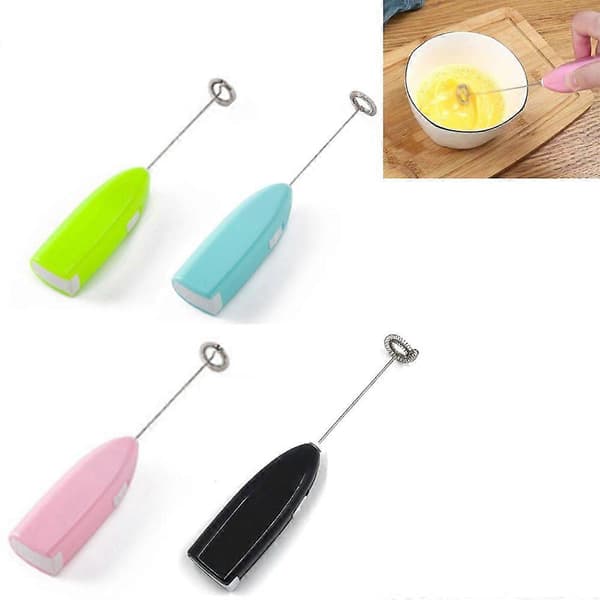 Mote Melkedrikk Kaffe Eggvisper Mikser - 4 Farger - 4 Stykker