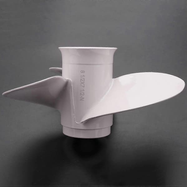 Bådpropel 6G1-45943-00-EL 8,5\"x7,5\" Aluminium 3 blade til Yamaha 6-8HK white