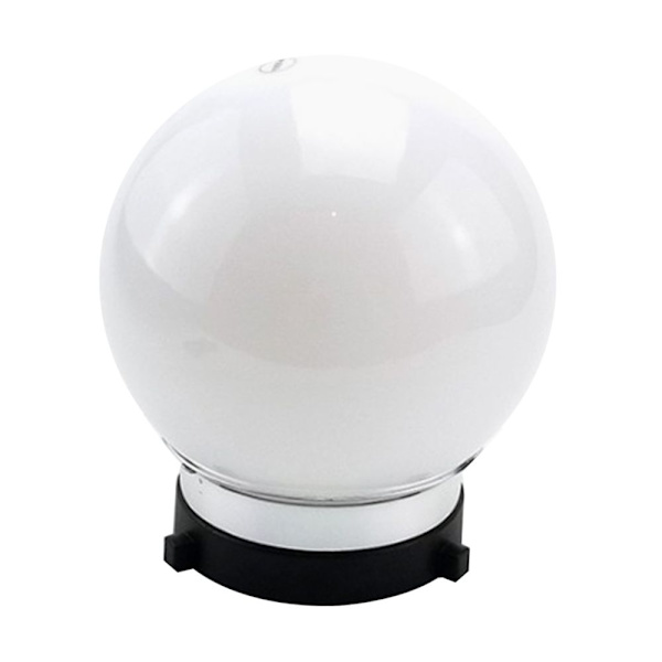6\" Sfärisk Diffuser Mjuk Bullet för Bowens Mount Studioblixt Vit Strobe