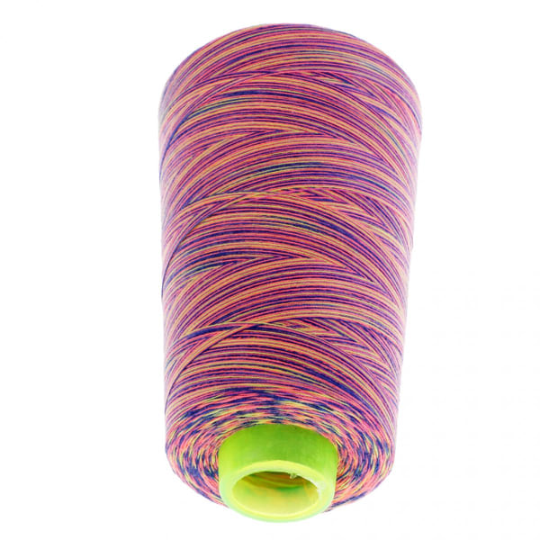 8 Rolls Rainbow Polyester Symaskin All Purpose Sytråd