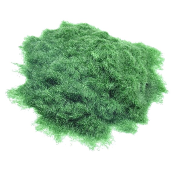 30g Konstgräspulver Byggmaterial DIY Dekoration Mörkgrön