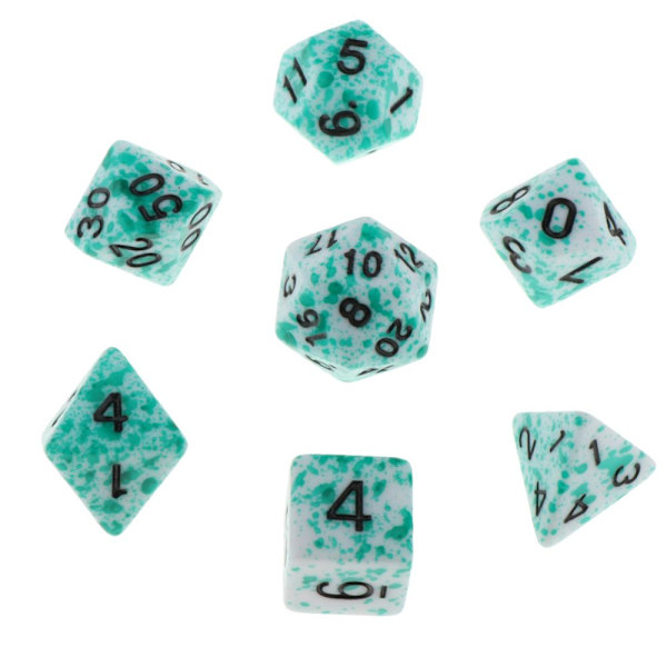 7 / Set med polyedriska plasttärningar för Du0026D Dungeons and Dragons spel leksak stil 4