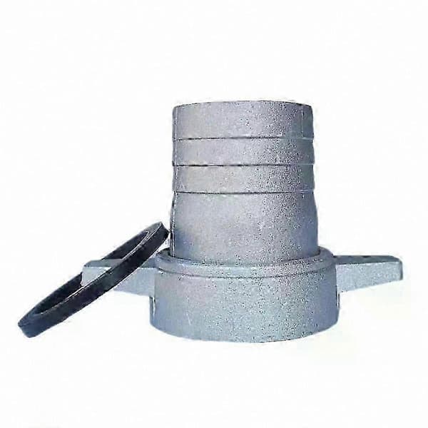 3-tommer benzinvandpumpefittings - aluminiumsrørforbindelse med gummipakning, skruenøgle inkluderet, 2-tommer forbindelse til pumpesystemer