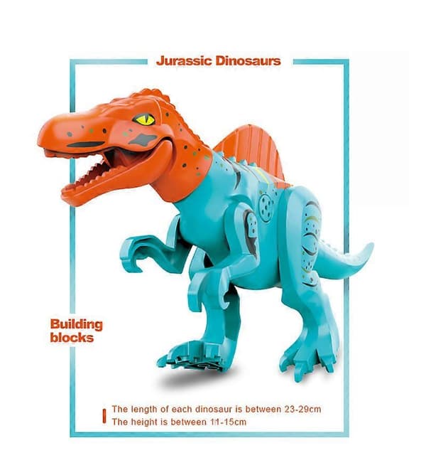 [RM]Stor Rex Indominus Dinosaurie Figur Byggklossar Leksaker Present för barn JM080