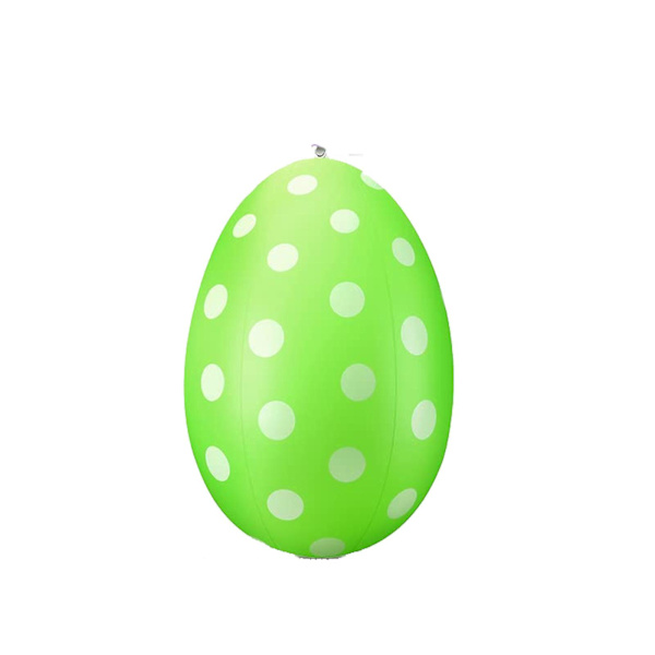 Uppblåsbara Påskägg Utomhusdekoration Leksaker För Barn Färgglada Ägg Uppblåsbara Påskägg För Trädgård Trädgårdsfest Green