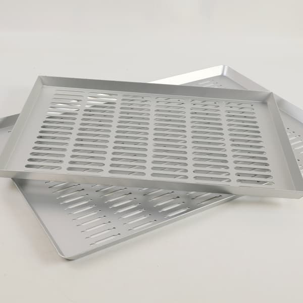 [RM]Large 40x60cm Perforated Aluminum Roasting Pan Baking Sheet Ensures Even Cooking Without Chemical Coatings null - Style E 1.21