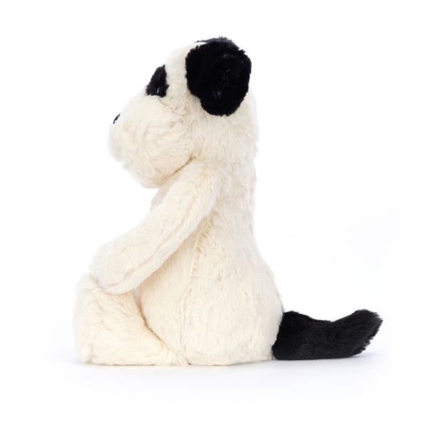 Jellycat Bashful Sort & Creme Hvalp Tøjdyr 31cm[RM]
