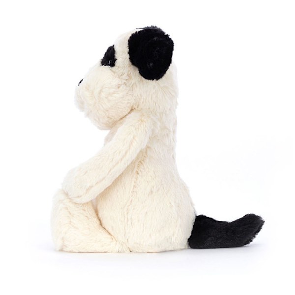 Jellycat Bashful Svart & Kremfarget Valp kosedyr 31cm[RM]