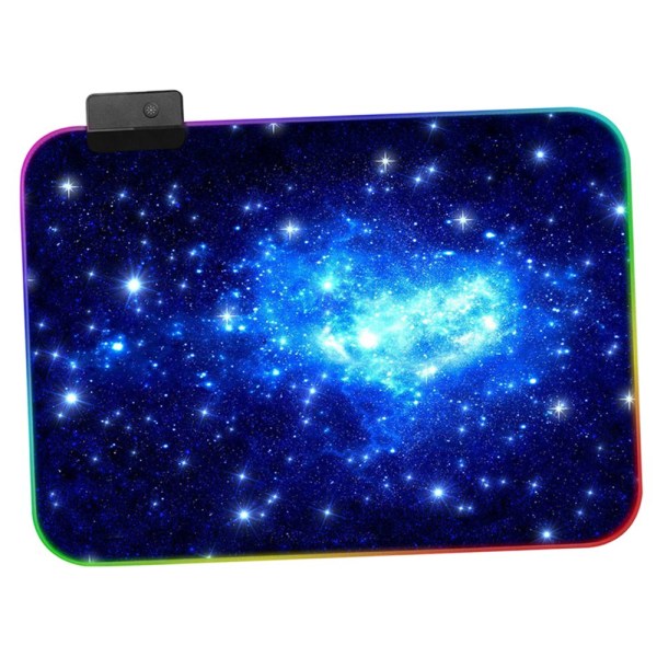 Extra Stor RGB Mjuk Gaming Musmatta Överdimensionerad Glansig Matta 05 350x250