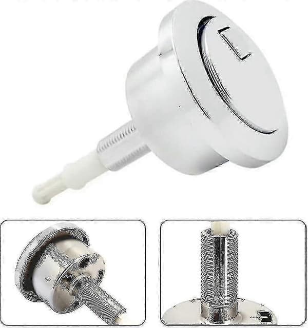 Geberit Typ 280 Dubbel Tryckknapp - ABS Krompläterad (274.006) - 1 kg (DPD) (FMY)