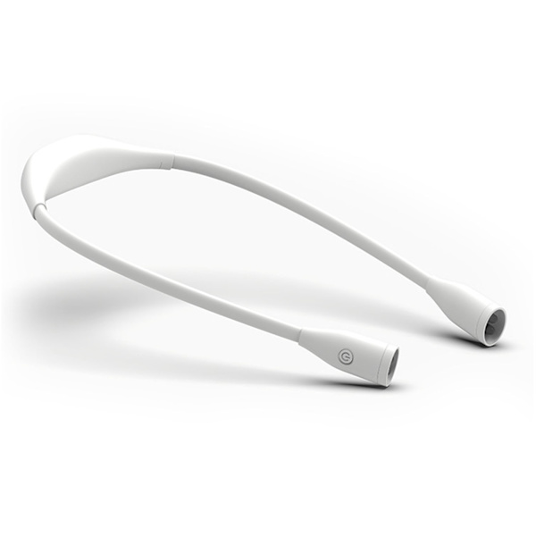 [RM]Rechargeable LED Neck Reading Light, 360 Degree Adjustable Book Light for Bed Reading, White